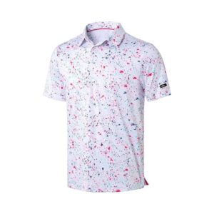Men's Printed Golf Polo Shirt