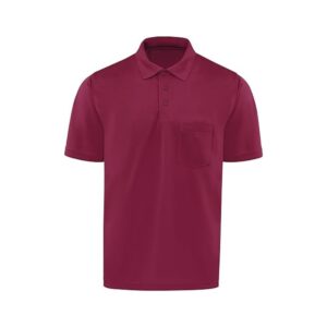 Men's Red Short Sleeve Polo Shirt