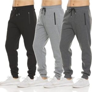 Men's 3-Pack Fleece Active Athletic Pants