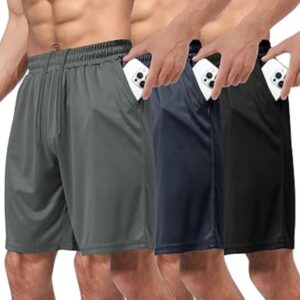 3-Pack Men's Gym Basketball Shorts