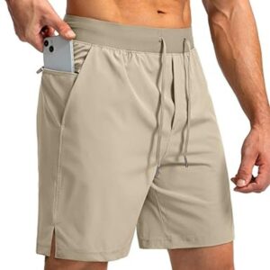 Men's Running Shorts with Zipper